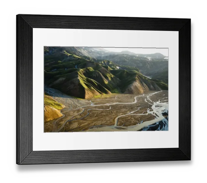 Framed Print : Aerial view, Rhyolite Mountains Framed Print : Aerial view, Rhyolite Mountains