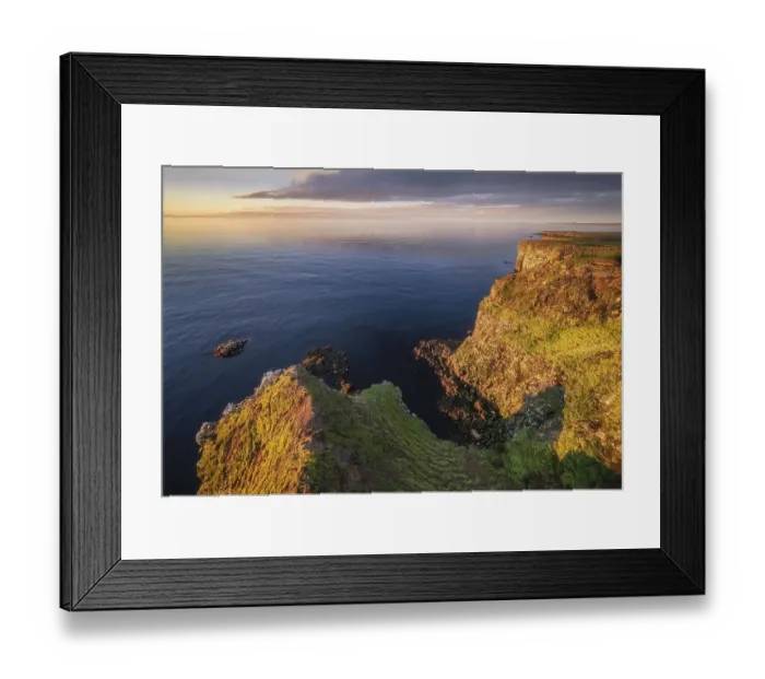 Framed Print : Rocky coast in the evening light Framed Print : Rocky coast in the evening light