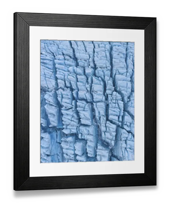Framed Print : Ice structures, Vatnajoekull glacier