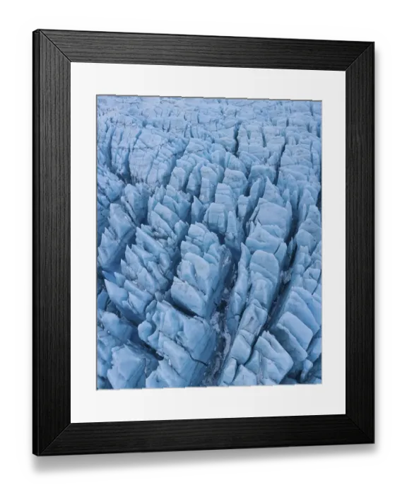 Framed Print : Ice structures, Vatnajoekull glacier Framed Print : Ice structures, Vatnajoekull glacier