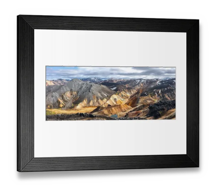 Framed Print : Aerial view, Landscape panorama Framed Print : Aerial view, Landscape panorama