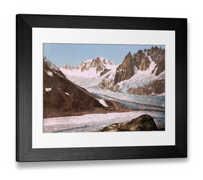 Framed Print : View of the garden at Lago Blanc Framed Print : View of the garden at Lago Blanc