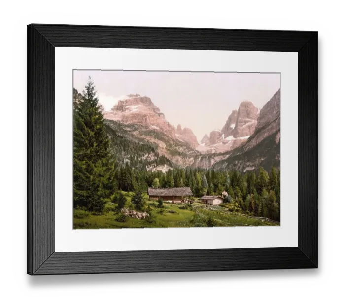 Framed Print : Madonna di Campiglio, Empress Frederick's place Framed Print : Madonna di Campiglio, Empress Frederick's place