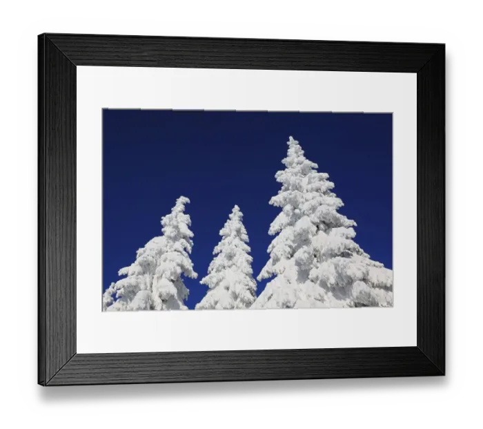 Framed Print : Winter landscape in the Fichtelgebirge
