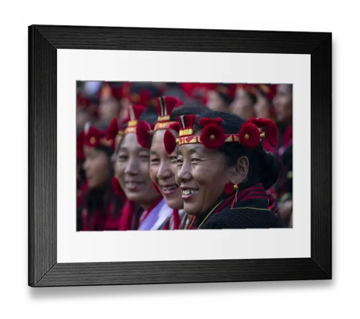 Framed Print : Kohima, India. 9 December 2022 Framed Print : Kohima, India. 9 December 2022