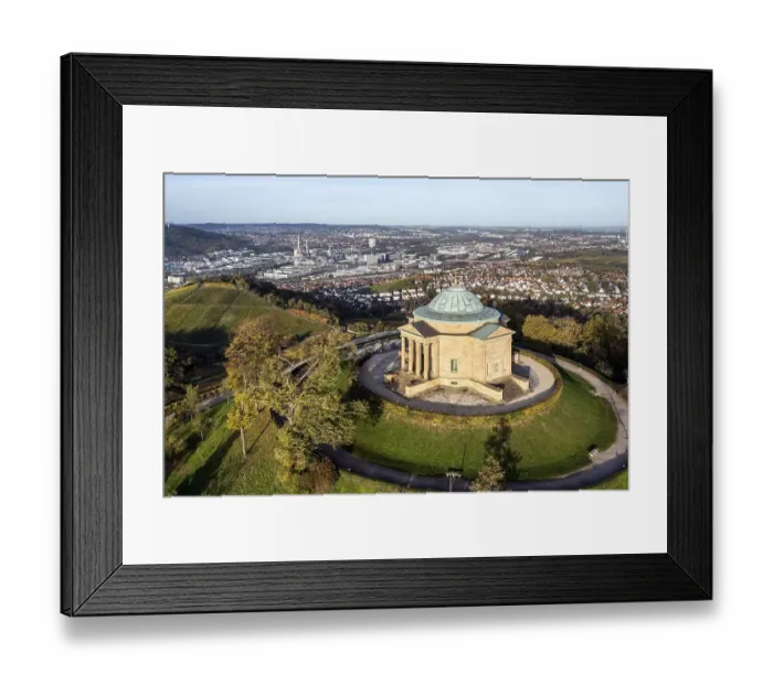 Framed Print : Burial chapel on the Wuerttemberg in the Rotenberg district