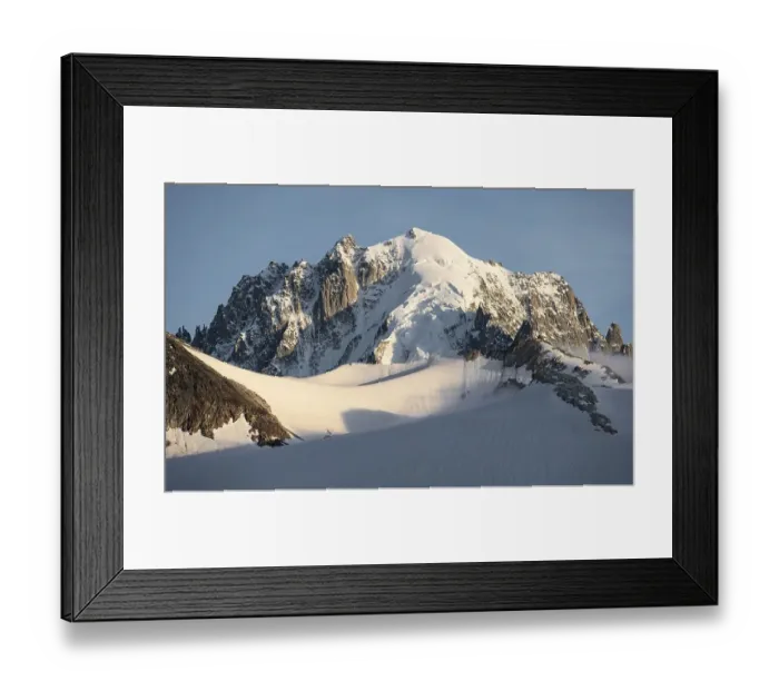 Framed Print : Aiguille Verte behind the Glacier du Tour Framed Print : Aiguille Verte behind the Glacier du Tour