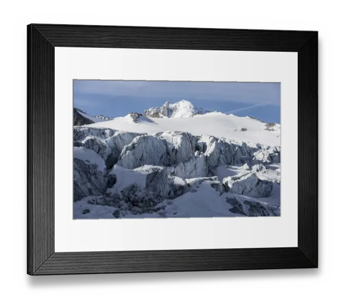 Framed Print : Glacier du Tour, glacier and mountain peaks Framed Print : Glacier du Tour, glacier and mountain peaks