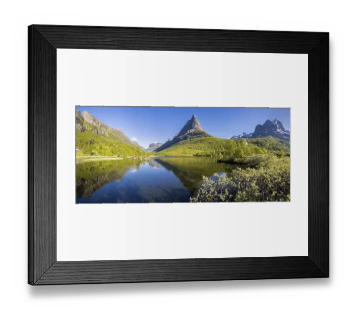 Framed Print : Lake Litlvatnet in Innerdalen High Valley Framed Print : Lake Litlvatnet in Innerdalen High Valley