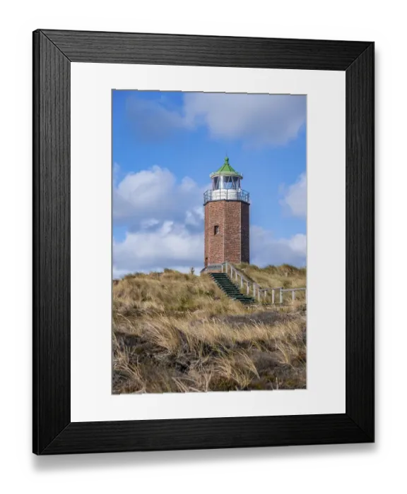 Framed Print : Cross light, lighthouse, Kampen Framed Print : Cross light, lighthouse, Kampen