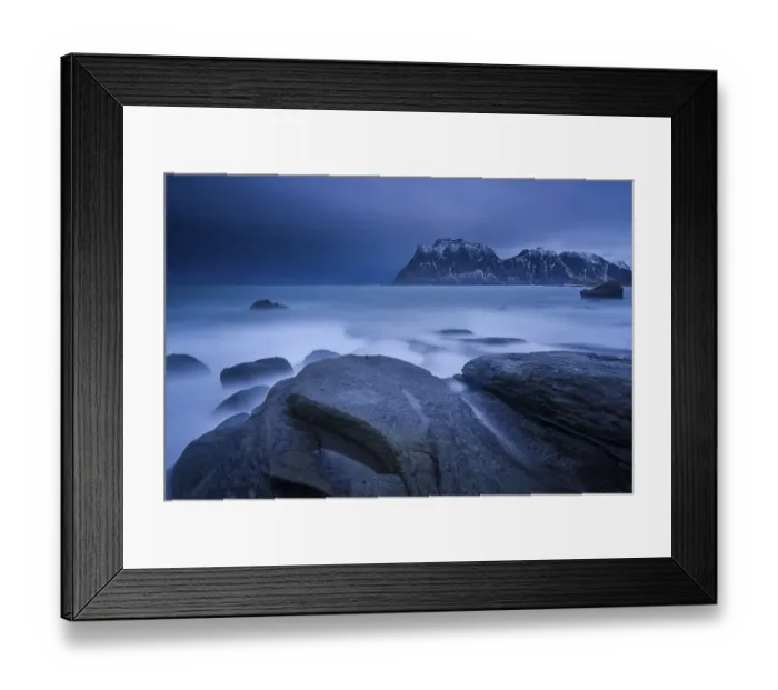Framed Print : Rocks on the beach of Uttakleiv Framed Print : Rocks on the beach of Uttakleiv