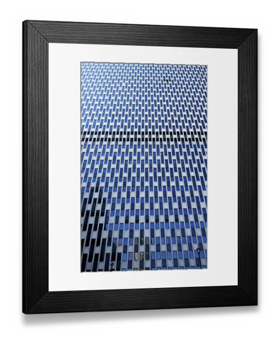 Framed Print : Skyscraper facade, New York City Framed Print : Skyscraper facade, New York City