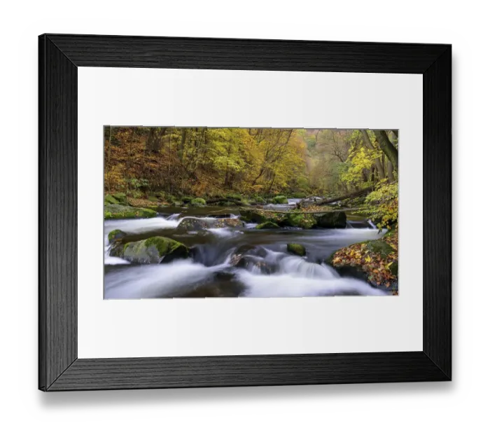 Framed Print : Autumn on the river Bode in the Harz Mountains Framed Print : Autumn on the river Bode in the Harz Mountains