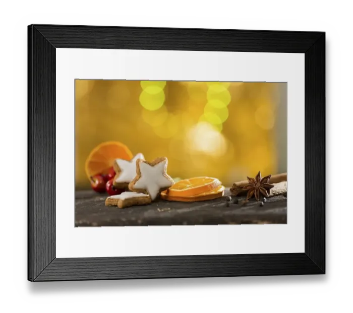 Framed Print : Christmas baking, Christmas decoration