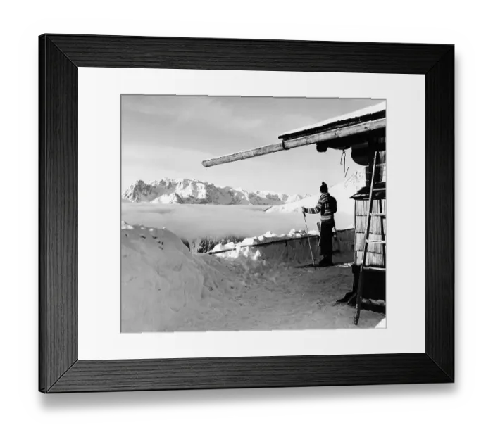 Framed Print : Mt Hochkoenig from the Heinrich Hackel hut