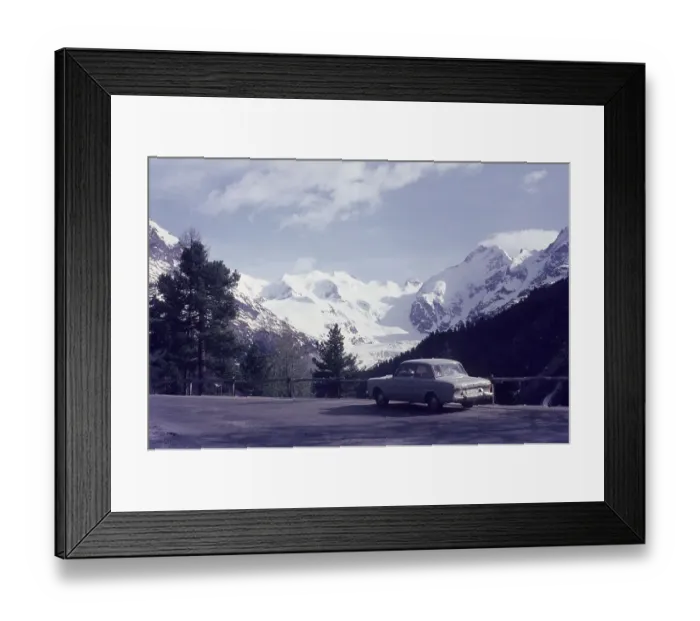 Framed Print : Morteratsch glacier on the Bernina