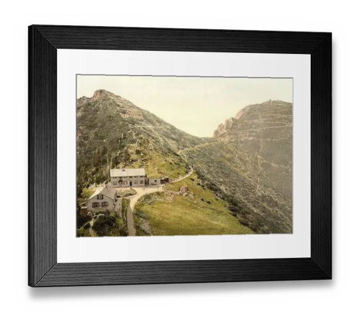 Framed Print : The Herzogstand near Kochel, Bavaria