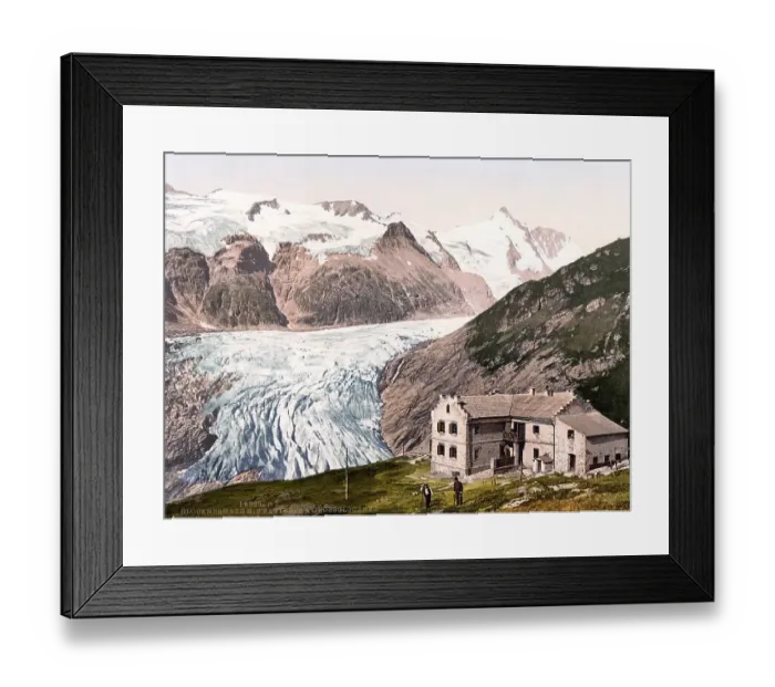 Framed Print : Grossglockner and Pasterze, Glacier