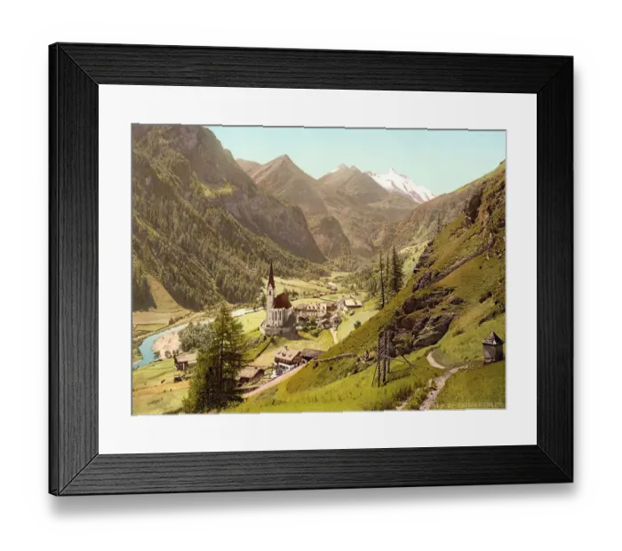Framed Print : Glockner District, Heiligenblut