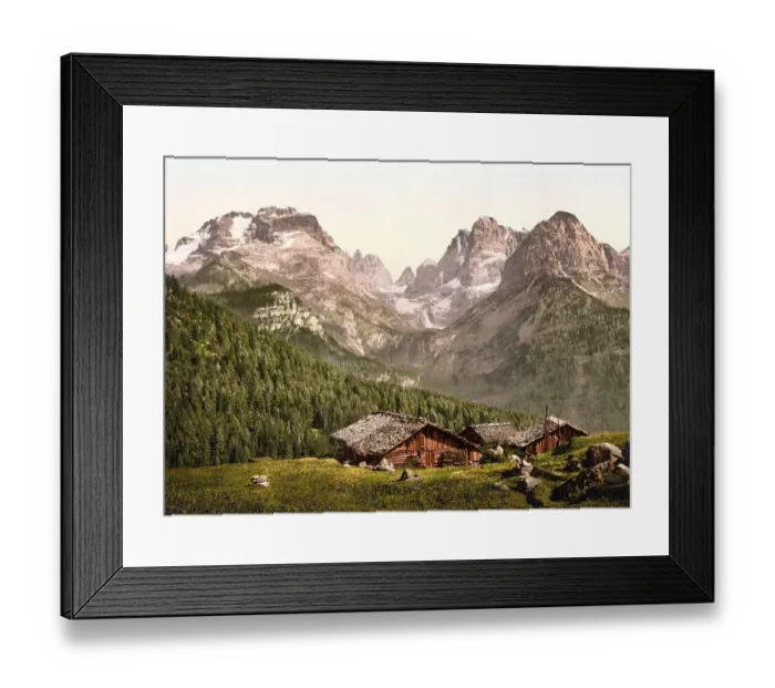 Framed Print : The Brenta Group, and the Mouth of the Brenta