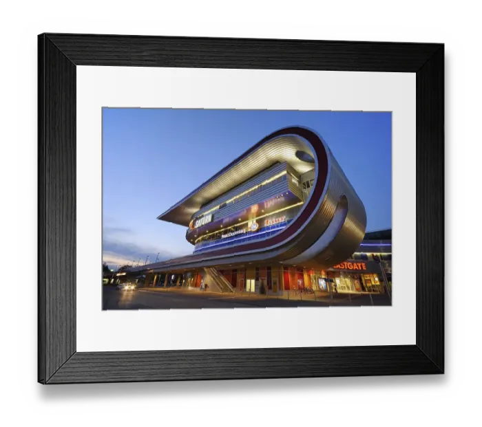 Framed Print : Eastgate, one of the largest and most unusual shopping and recreation centres in Berlin and eastern Germany