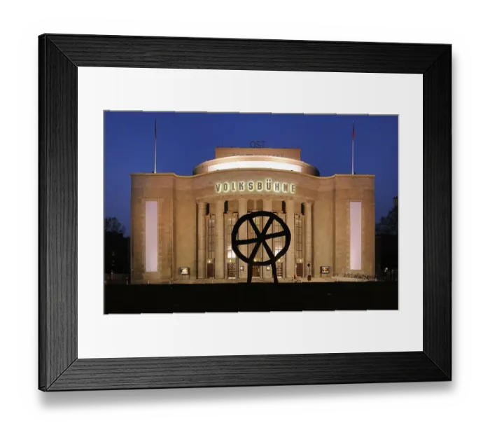 Framed Print : Volksbuehne am Rosa-Luxemburg-Platz theatre after its renovation in 2010 Framed Print : Volksbuehne am Rosa-Luxemburg-Platz theatre after its renovation in 2010