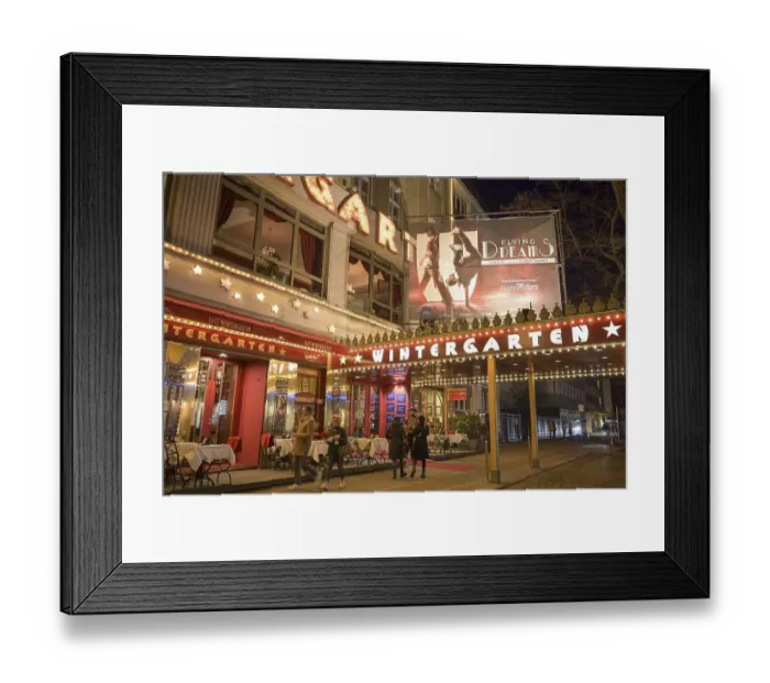 Framed Print : Wintergarten, Potsdamer Strasse