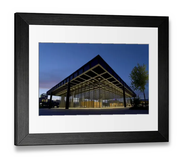 Framed Print : Neue Nationalgalerie, Potsdamer Strasse