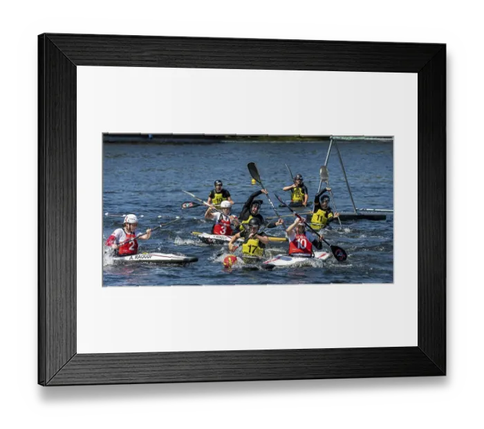 Framed Print : Finals 2022, Women's Canoe Polo