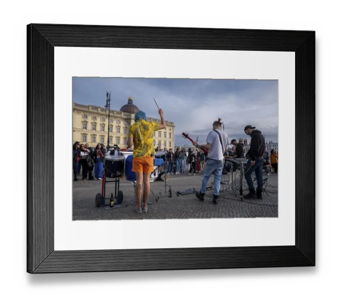 Framed Print : Germany, Berlin, 01.05.2023, music band