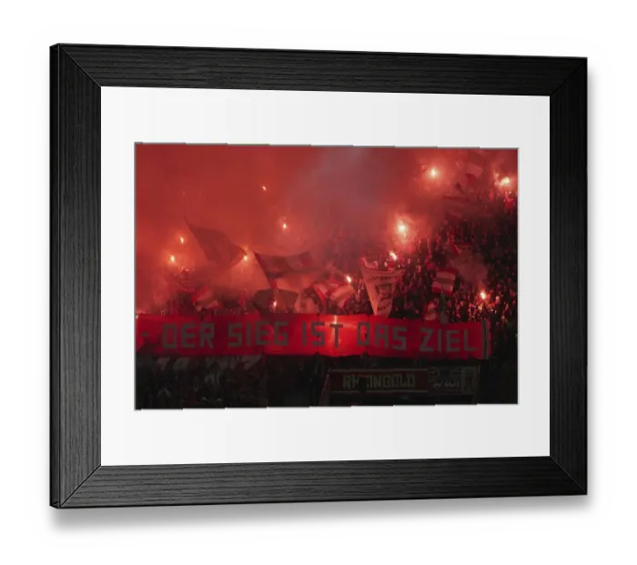 Framed Print : Football Bundesliga catch-up match Mainz 05-Union Berlin in the MEWA-Arena in Mainz
