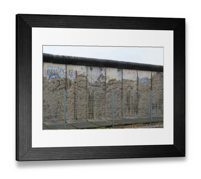 Framed Print : Remains of the Berlin Wall, Topography of Terror