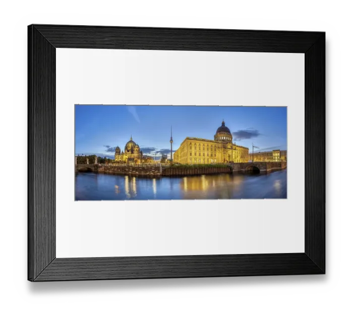 Framed Print : Panorama of the Berlin Cathedral