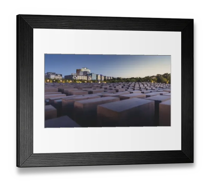 Framed Print : Holocaust Memorial and Potsdamer Platz