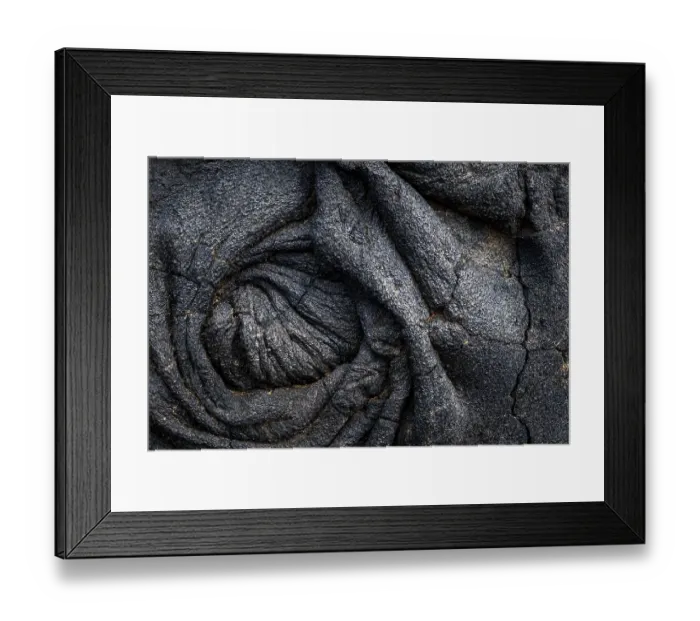 Framed Print : Pahoehoe lava, close-up, El Hierro Framed Print : Pahoehoe lava, close-up, El Hierro
