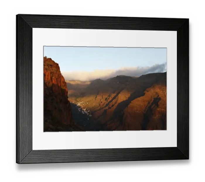 Framed Print : Valle Gran Rey, La Gomera, Canary Islands Framed Print : Valle Gran Rey, La Gomera, Canary Islands
