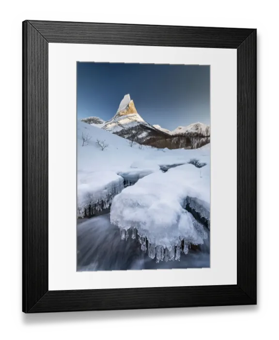 Framed Print : Stetind, Norwegian national mountain Framed Print : Stetind, Norwegian national mountain