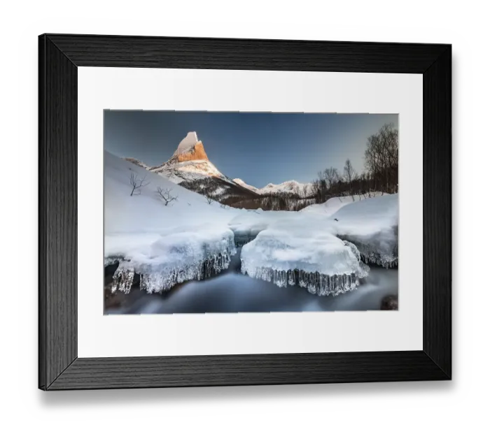 Framed Print : Stetind, Norwegian national mountain