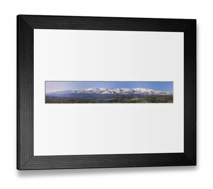 Framed Print : Super panorama shot, Lefka Ori in winter Framed Print : Super panorama shot, Lefka Ori in winter