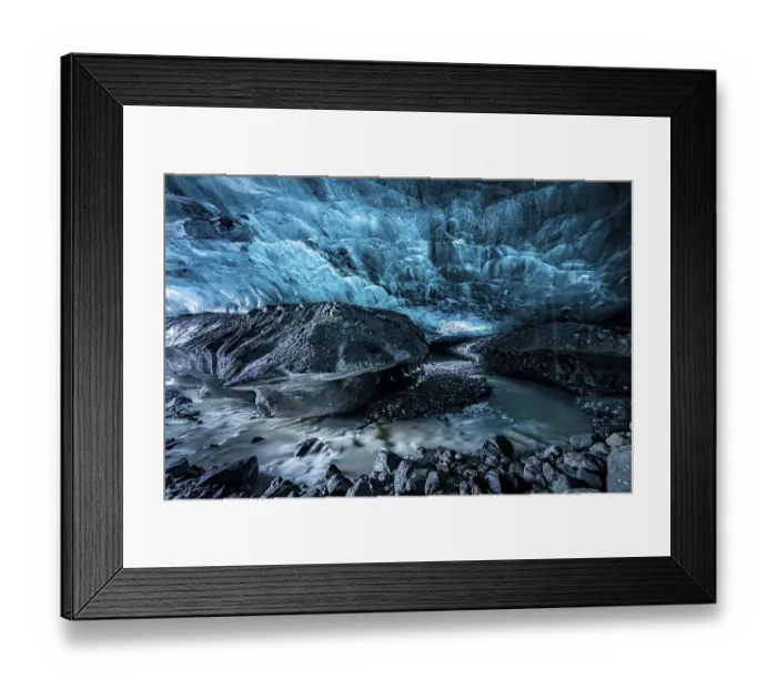 Framed Print : Ice cave in Vatnajoekull glacier Framed Print : Ice cave in Vatnajoekull glacier