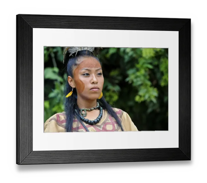 Framed Print : Mayan shaman, ritual, ceremony