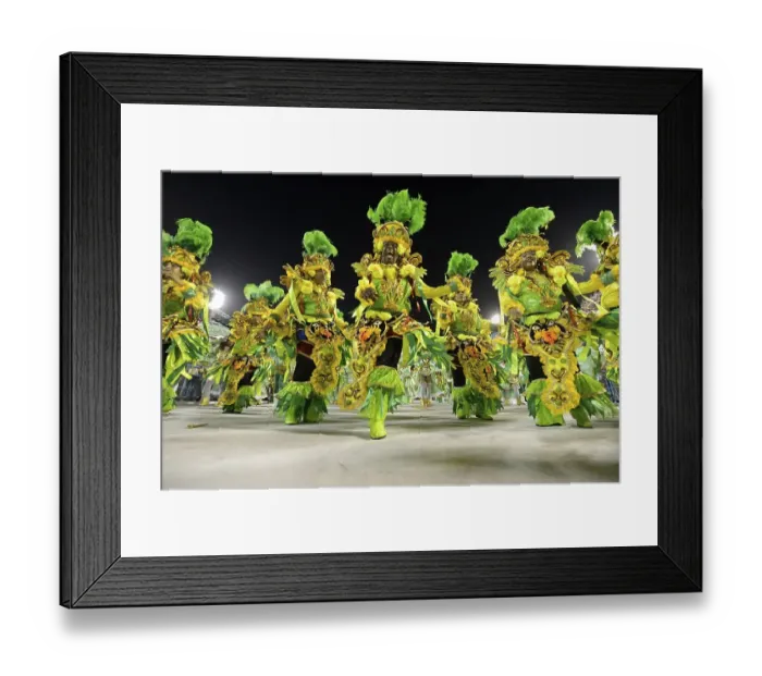 Framed Print : Samba dancers parade of the samba school Beija Flor de Nilopolis Framed Print : Samba dancers parade of the samba school Beija Flor de Nilopolis