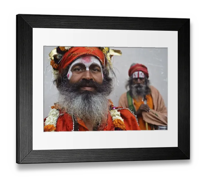 Framed Print : Hindu ascetics, sadhu, Varanasi, India, Asia Framed Print : Hindu ascetics, sadhu, Varanasi, India, Asia