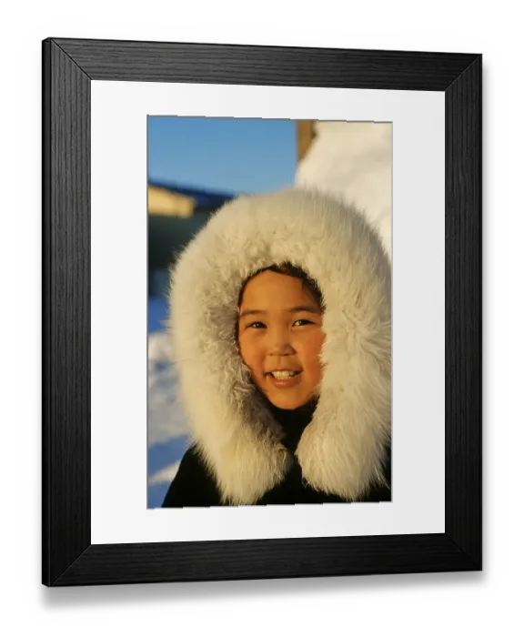 Framed Print : Inuit from Nuiqsut, on the coast of the Arctic Ocean in the far north of Alaska Framed Print : Inuit from Nuiqsut, on the coast of the Arctic Ocean in the far north of Alaska