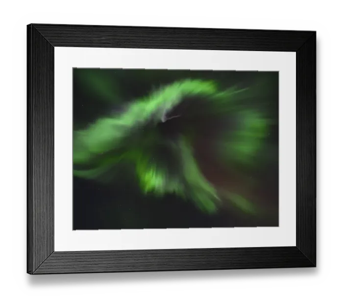 Framed Print : Northern lights, aurora borealis