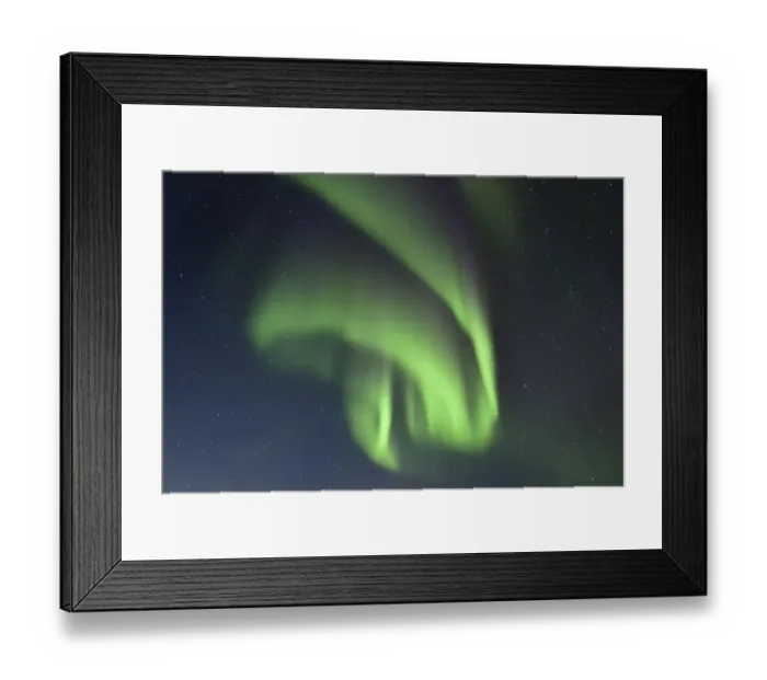Framed Print : Northern Lights in the Abisko National Park