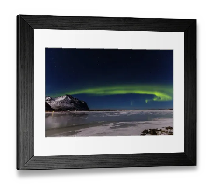 Framed Print : Aurora Borealis, Eggum, Lofoten Islands Framed Print : Aurora Borealis, Eggum, Lofoten Islands