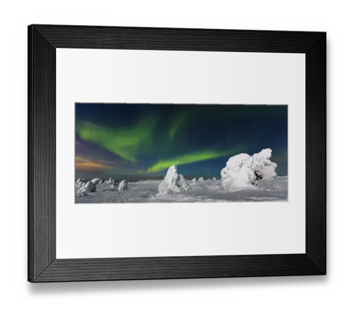 Framed Print : Northern Lights, Kittilae, Finland, Europe
