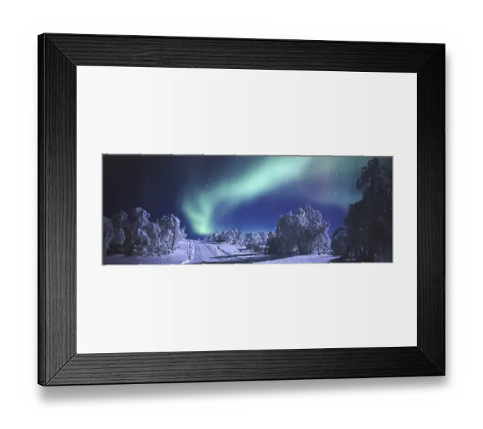 Framed Print : Aurora borealis, Lappland