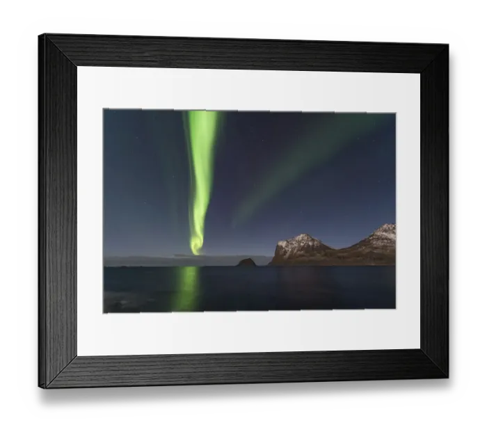 Framed Print : Northern Lights or Aurora Borealis Framed Print : Northern Lights or Aurora Borealis